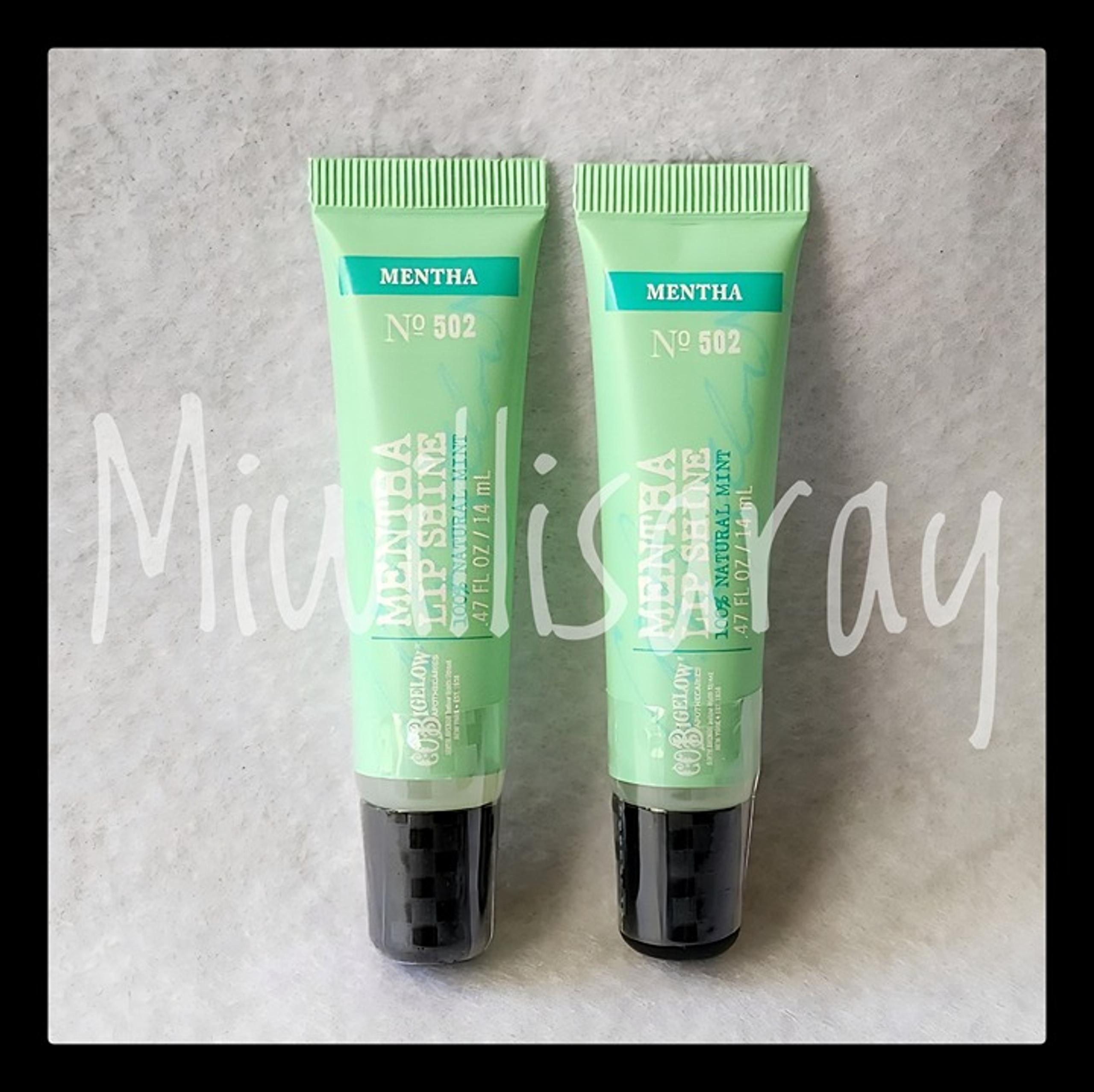 NWT C.O. Bigelow "No. 502 - Original Mentha" Lip Shine (x2)