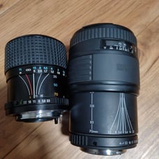 Two-lens set for PENTAX K mount.