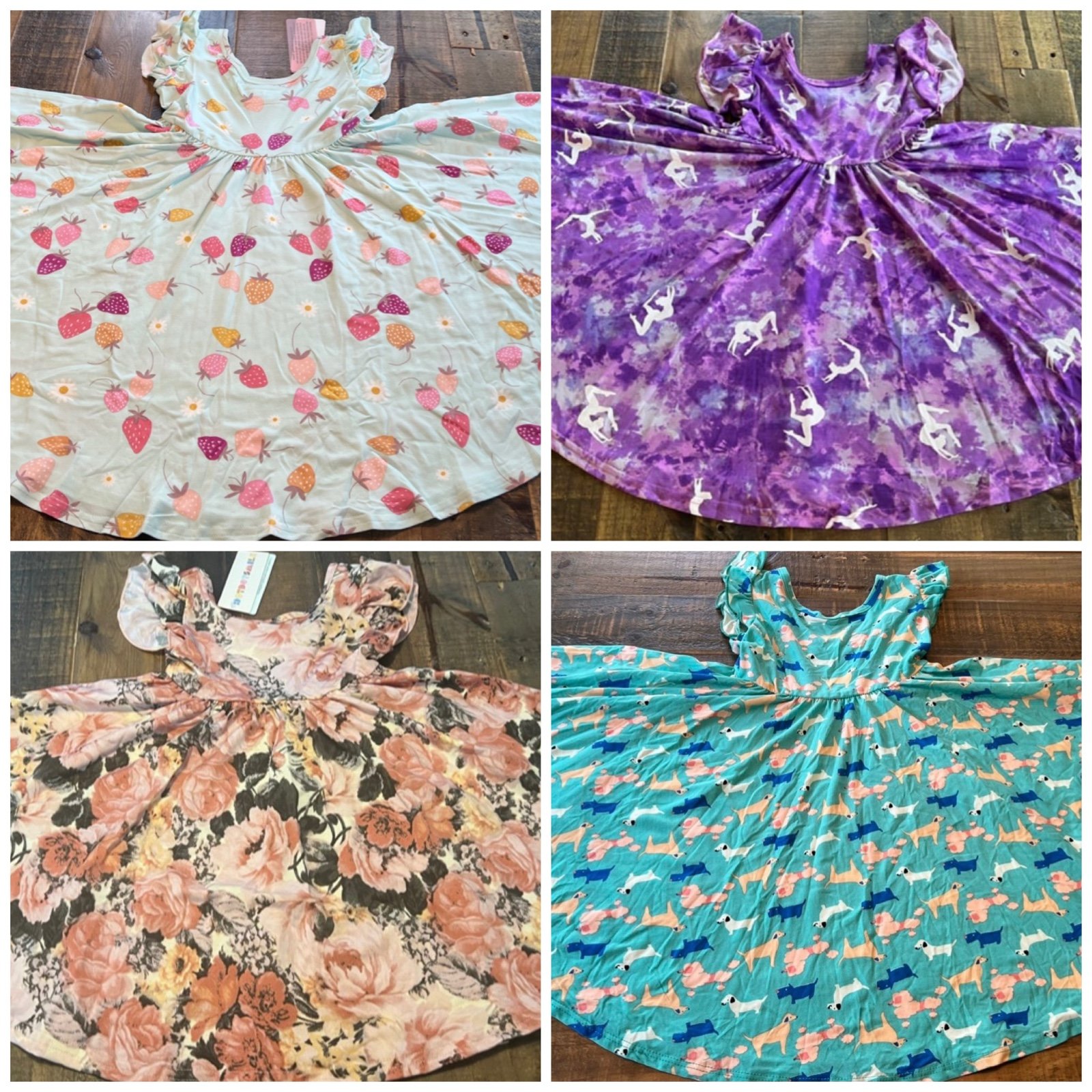 Dot Dot Smile size 3/4 girls build a bundle of five dresses