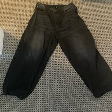 Baggy Denim Parachute Jeans