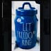 Rae Dunn Blue Let Freedom Ring Canister