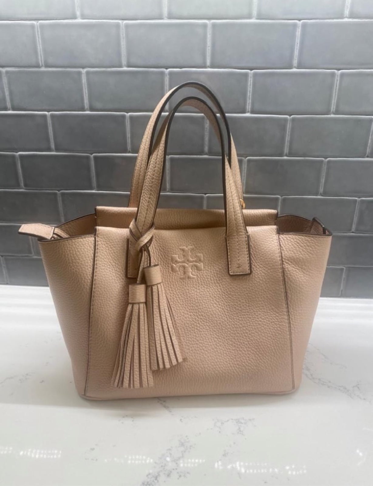 Tory Burch Shoulder/Hand Bag Light Pink