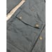 STAUER Hampton Explorer Mens Full-Zip Lined Hoodie Canvas Jacket 2XL Blue Nwt
