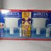 2 Brita Water Filtration Pitcher Space Saver Model - Fits Refrigerator Door
