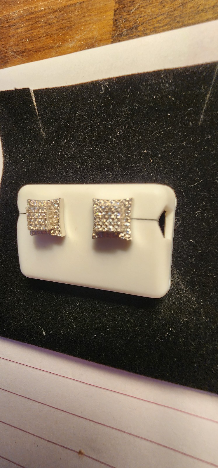 Mosssanite Earrings sterling silver 925 1.00CTW