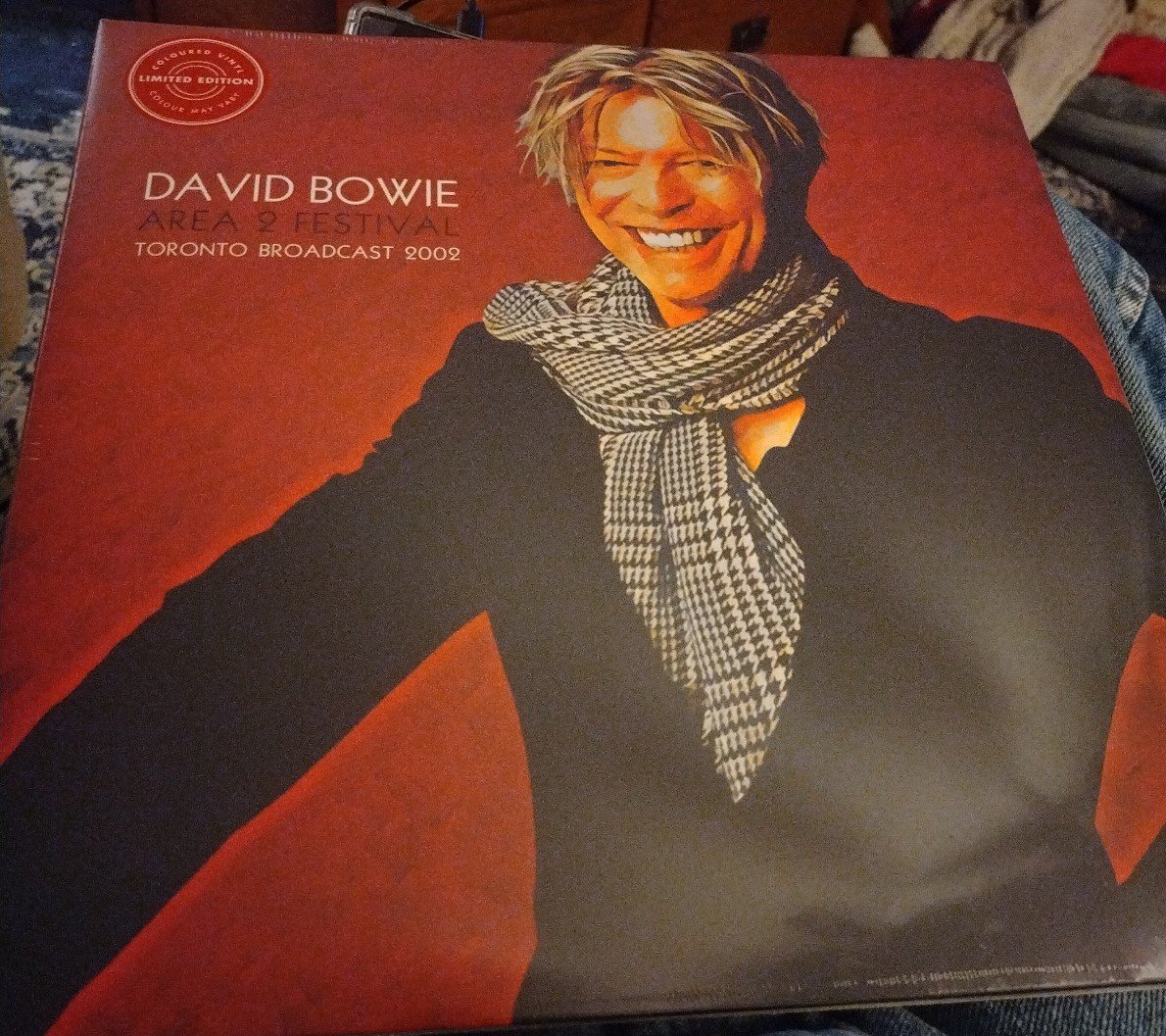BRAND NEW/SEALED David Bowie-Area 2 Festival Toronto Broadcast 2002 White Vinyl