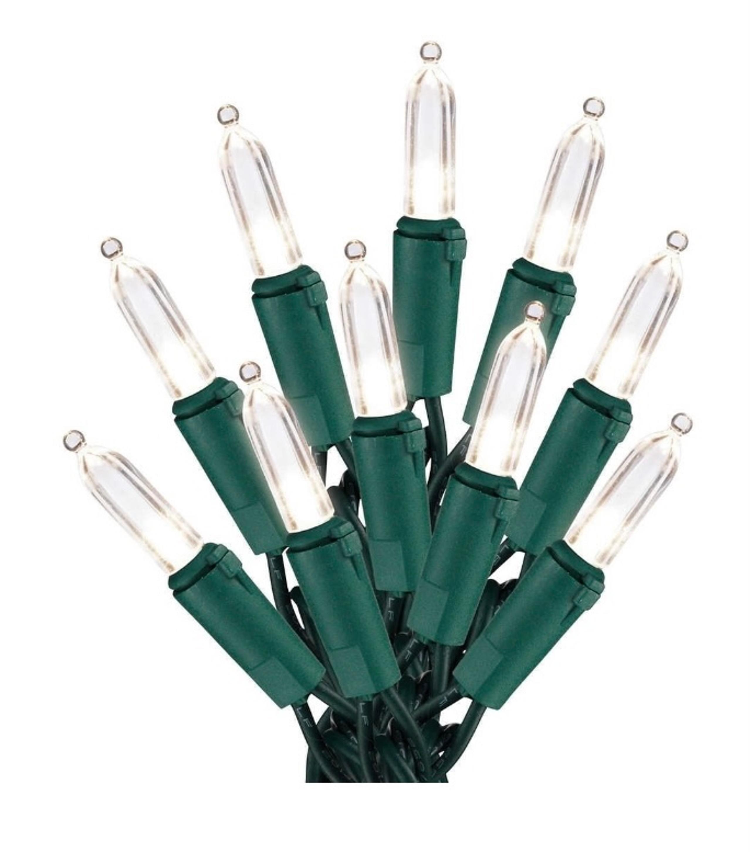 New Sylvania Stay-Lit 100 Mini Pure White LED Lights, 2 Pack