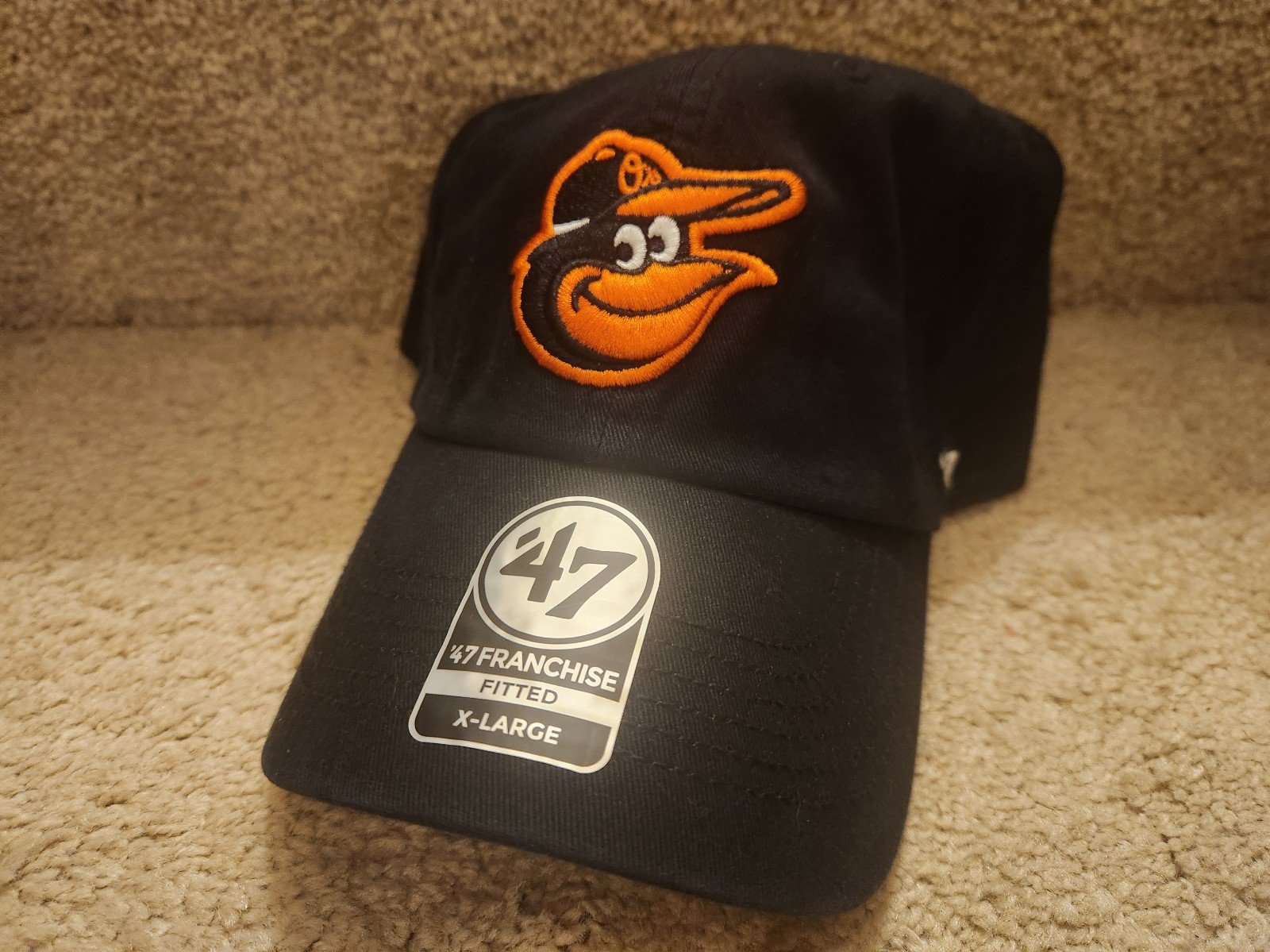 XL -- '47 Brand Baltimore Orioles FRANCHISE HAT CAP fitted