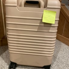 BEIS carry on in beige