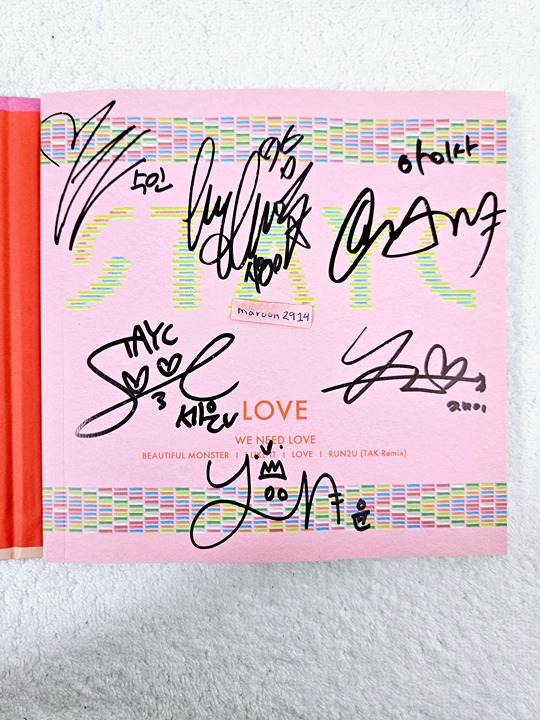 STAYC We Need Love Signed Promo Album Autographed Kpop