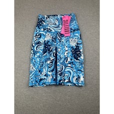 LILLY PULITZER SOUTH BEACH HIGH RISE BIKE SHORTS, MERMAZING, NWT, XXS