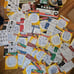 Huge Lot of Embroidery/ Painting Transfers & Lots of Fabric Paints