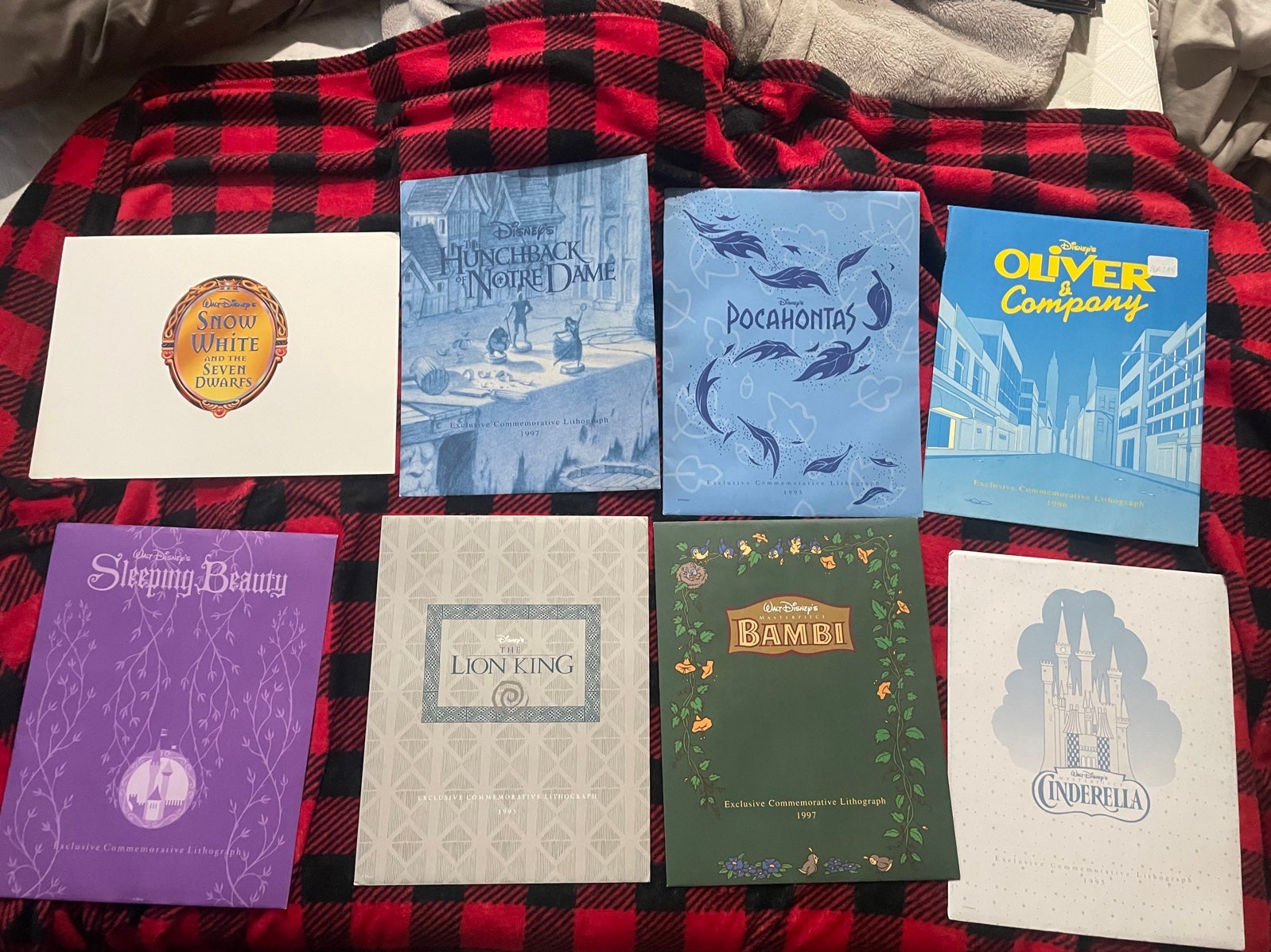 Vintage Disney Lithograph Bundle 95-97