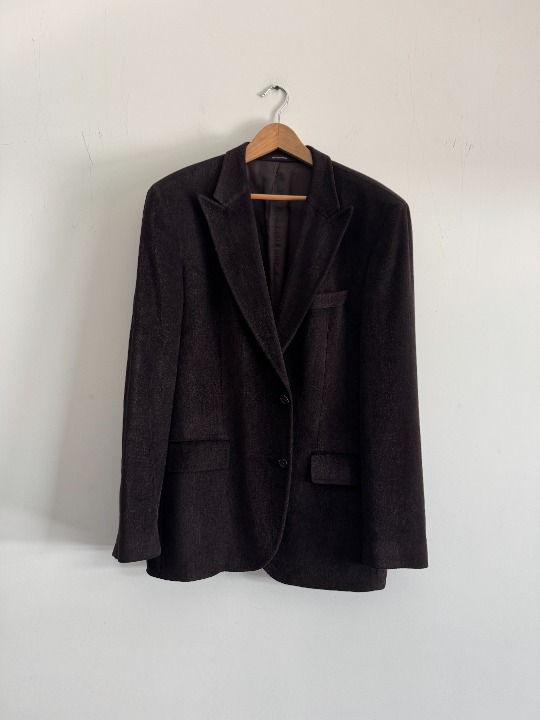 Hugo Boss 53% Virgin Wool Brown Jacket, Size 52/ 42R