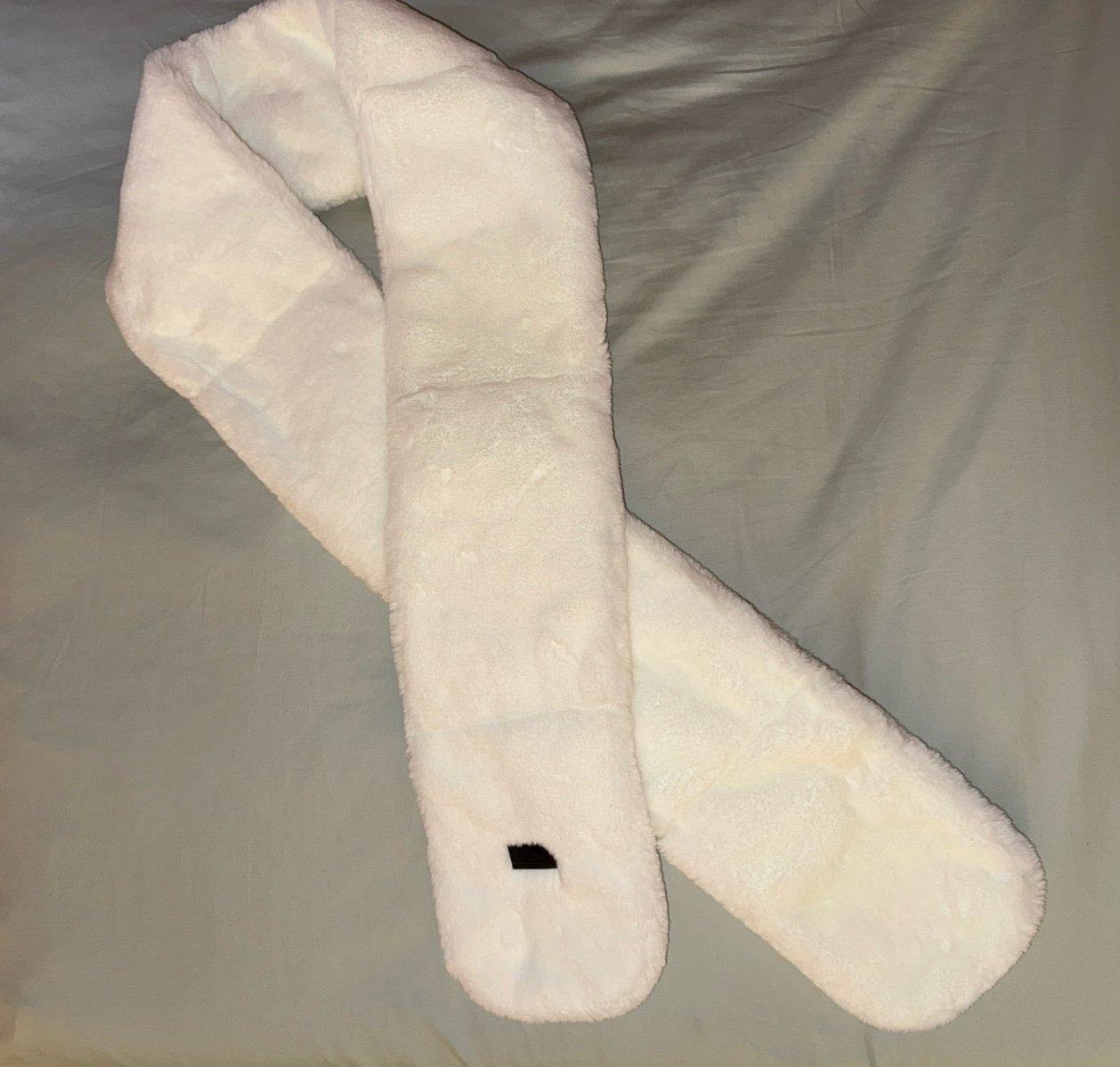 UGG Fur Scarf - White New with Tags
