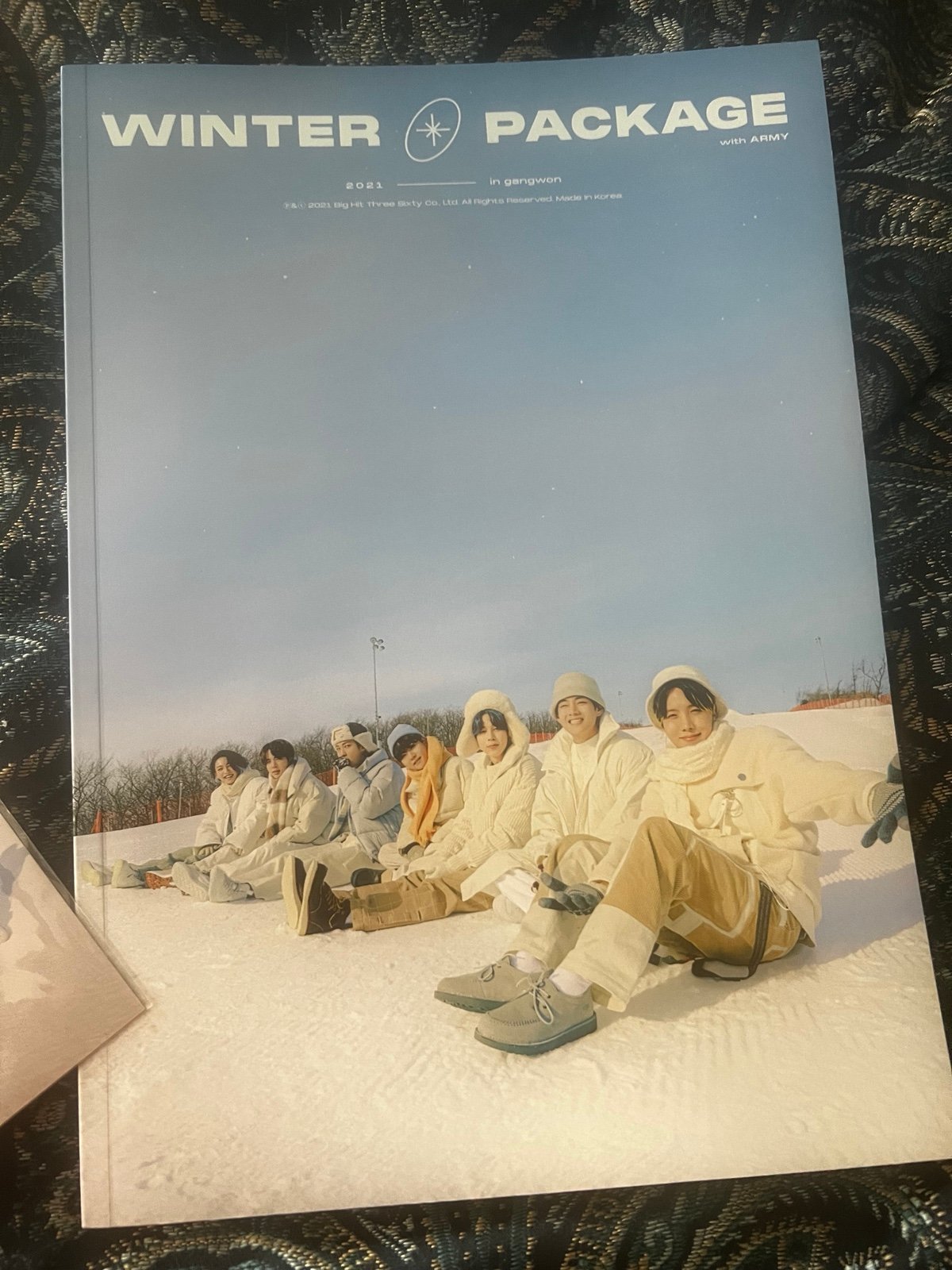 BTS 2021 Winter Package with Jin Photocard