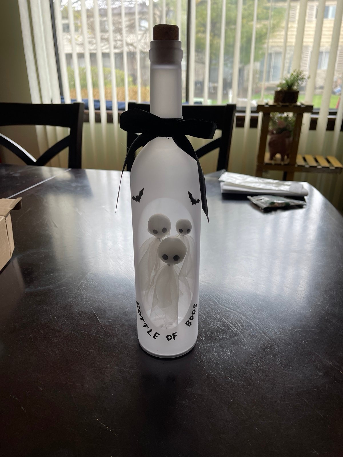 Ghost Inside Bottle Halloween Light Up Decoration 12 pack