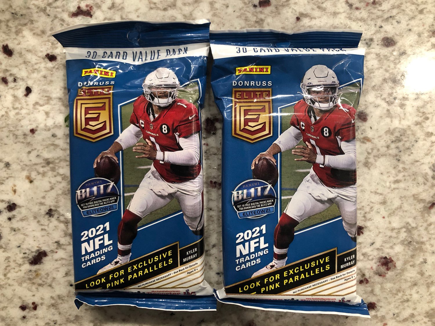 2021 Donruss Elite Football Cello Packs