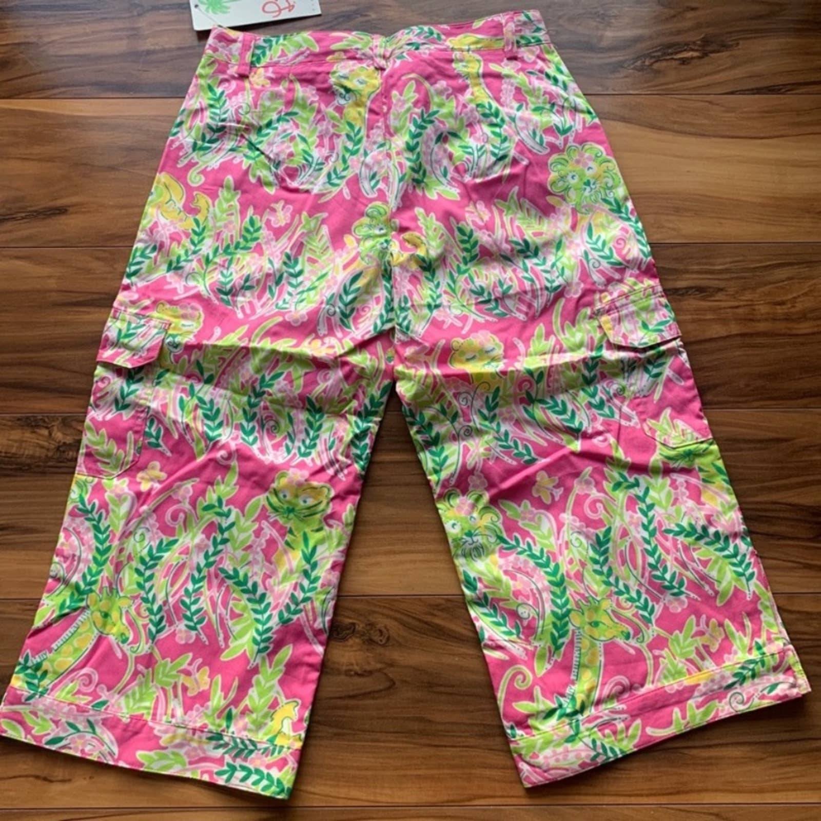 Lilly Pulitzer vintage Girls capris 8