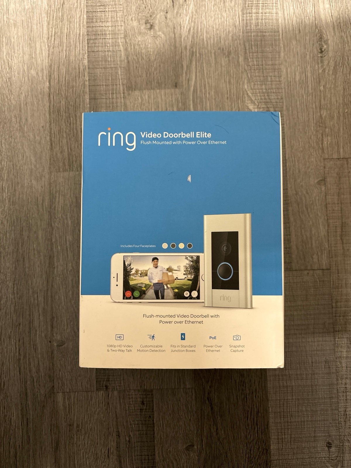 Ring - Video Doorbell Elite - WHITE New sealed