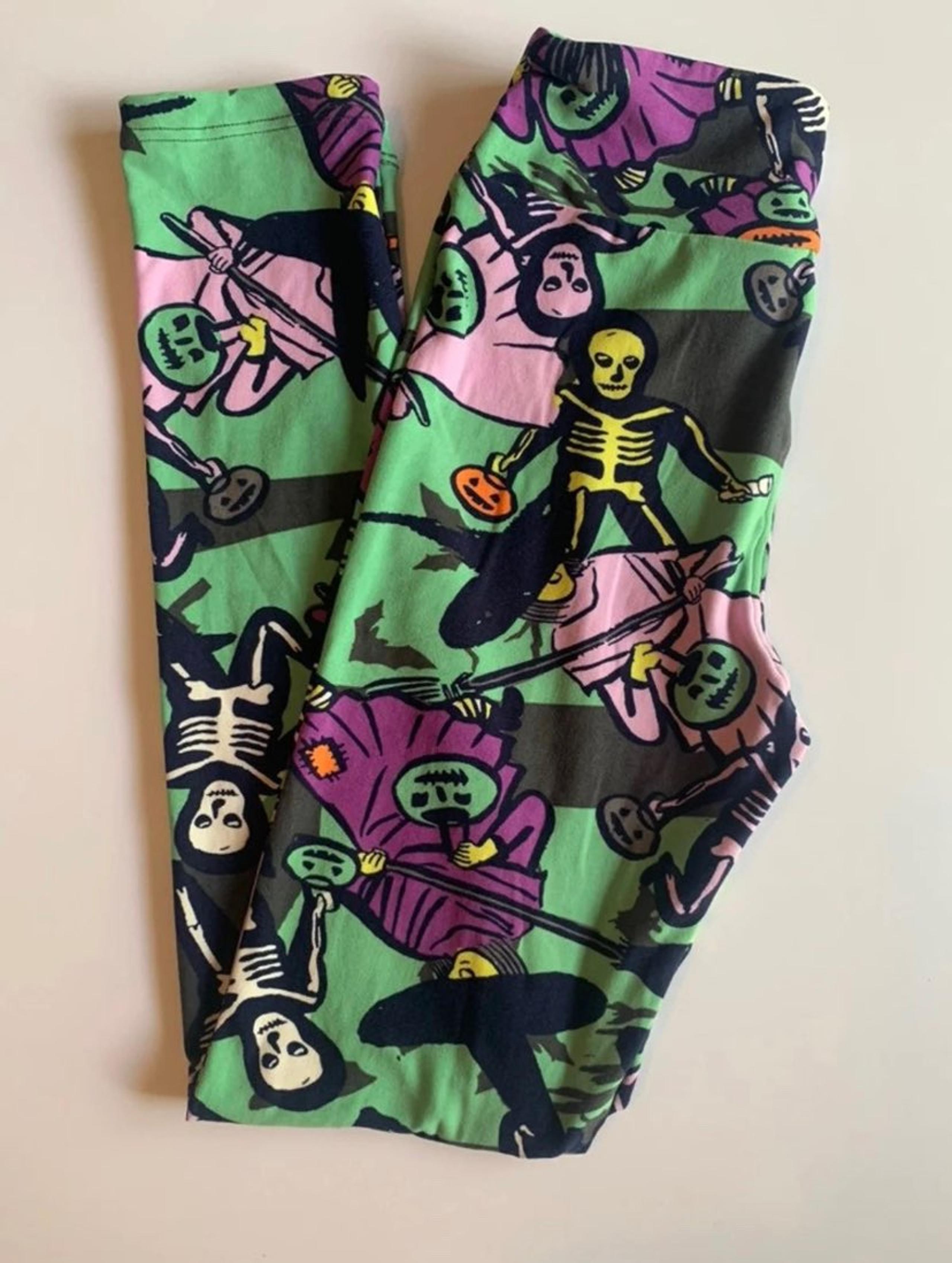 Lularoe Halloween leggings Tween NEW
