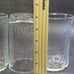 Set of (3) Vintage Libbey Drinking glasses/Tumblers. Round Top Square Bottom.