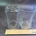 Set of (3) Vintage Libbey Drinking glasses/Tumblers. Round Top Square Bottom.