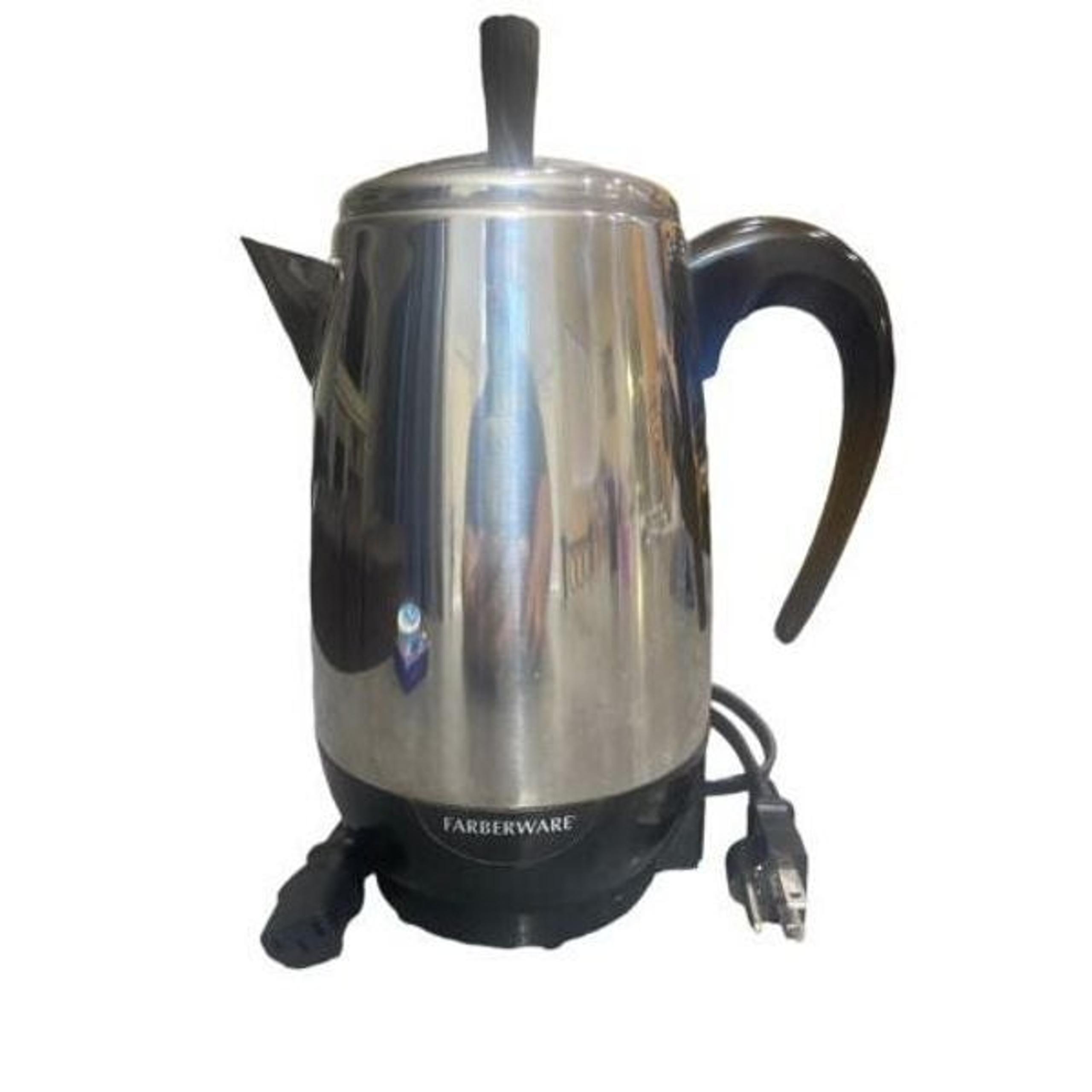 Vintage Farberware SUPERFAST 2-4 Cup Percolator 134B Coffee Pot Maker USA