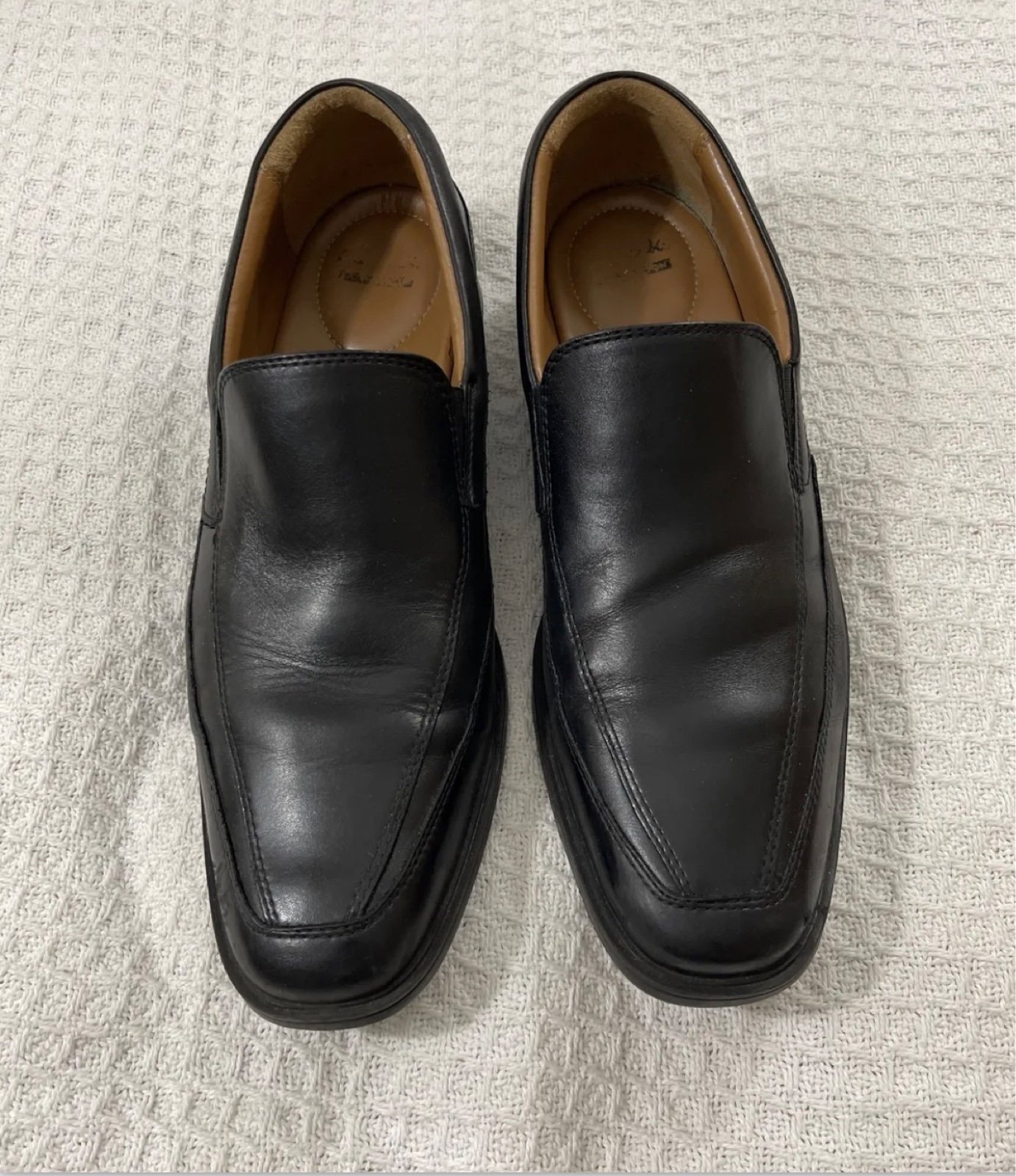 Clarks Men's Tilden Free Slip-On Loafer Size 10.5M Color Black Leather 22261