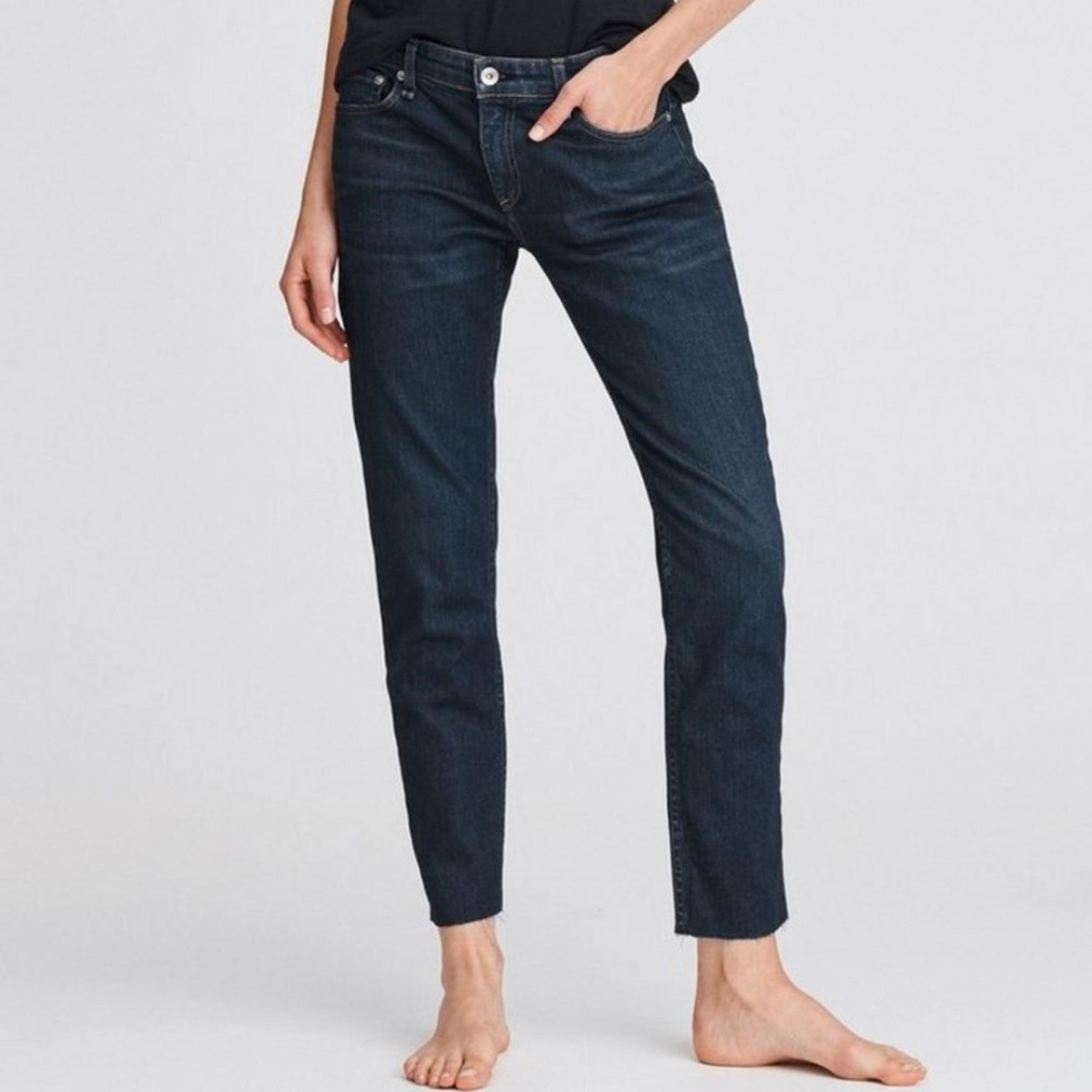 Women's Rag & Bone Dre Low Rise Boyfriend Indigo Jeans, Size 27