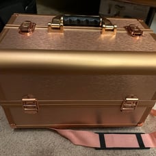 Pink Professional Makeup Carrying Case
