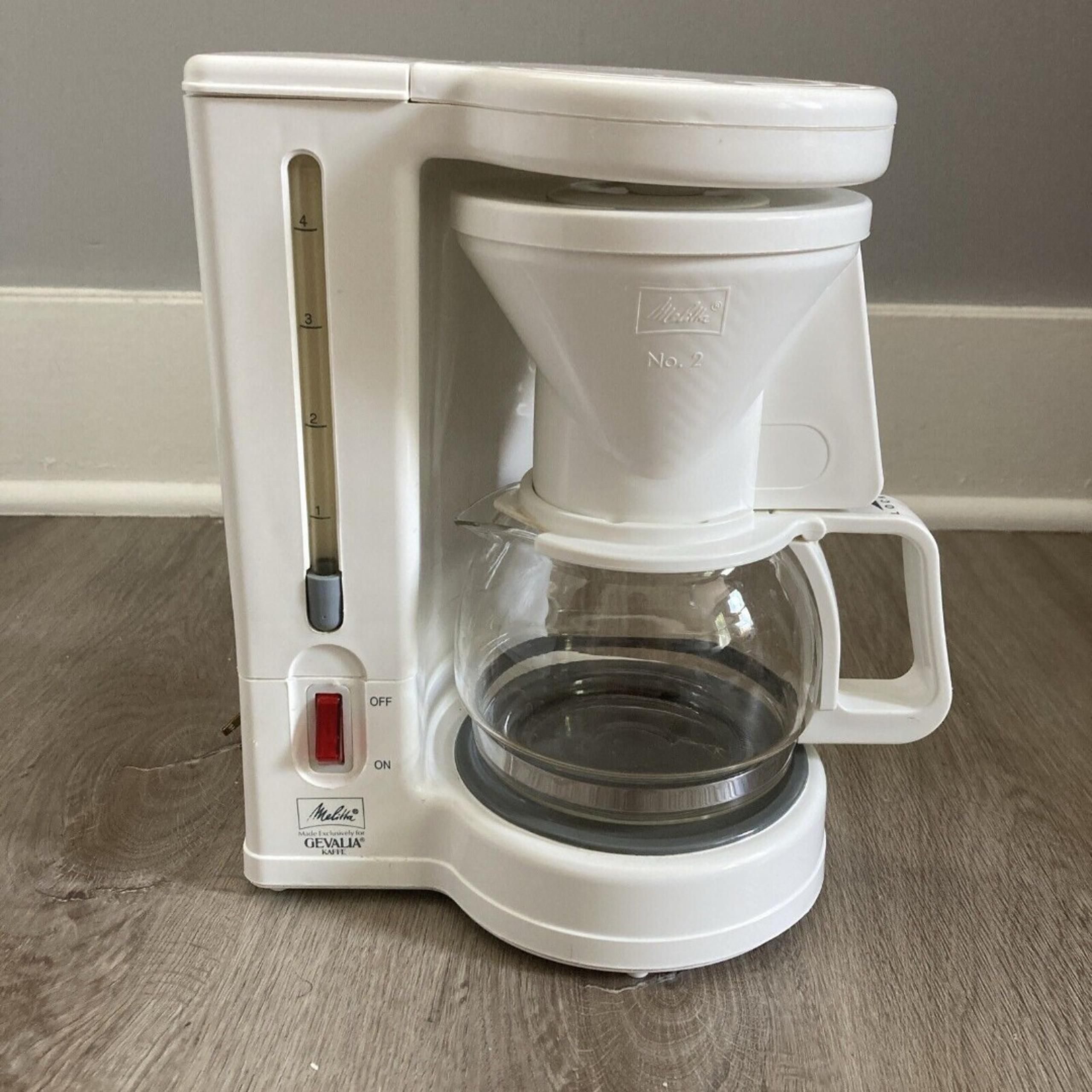 Vtg 1992 Melitta Gevalia Kaffe 4-Cup Coffee Maker White BCM-4C Tested Working