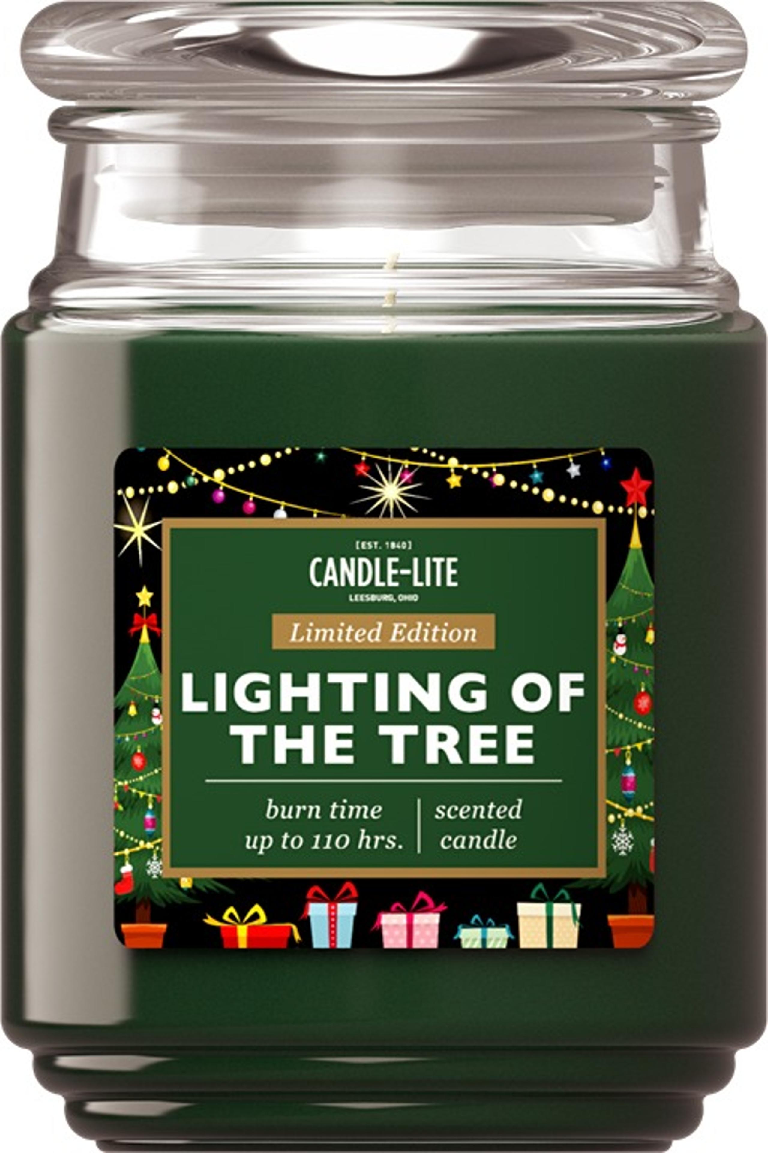 Candle-lite Lighting of the Tree Candle 18.oz Limited Edition New