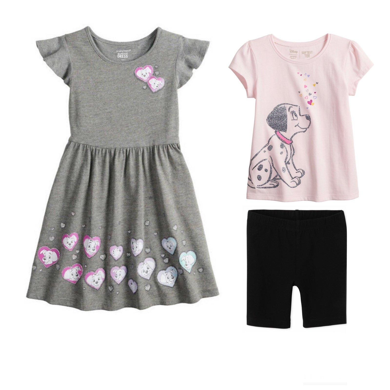 Disney 101 Dalmatian Dress, t-shirt and shorts