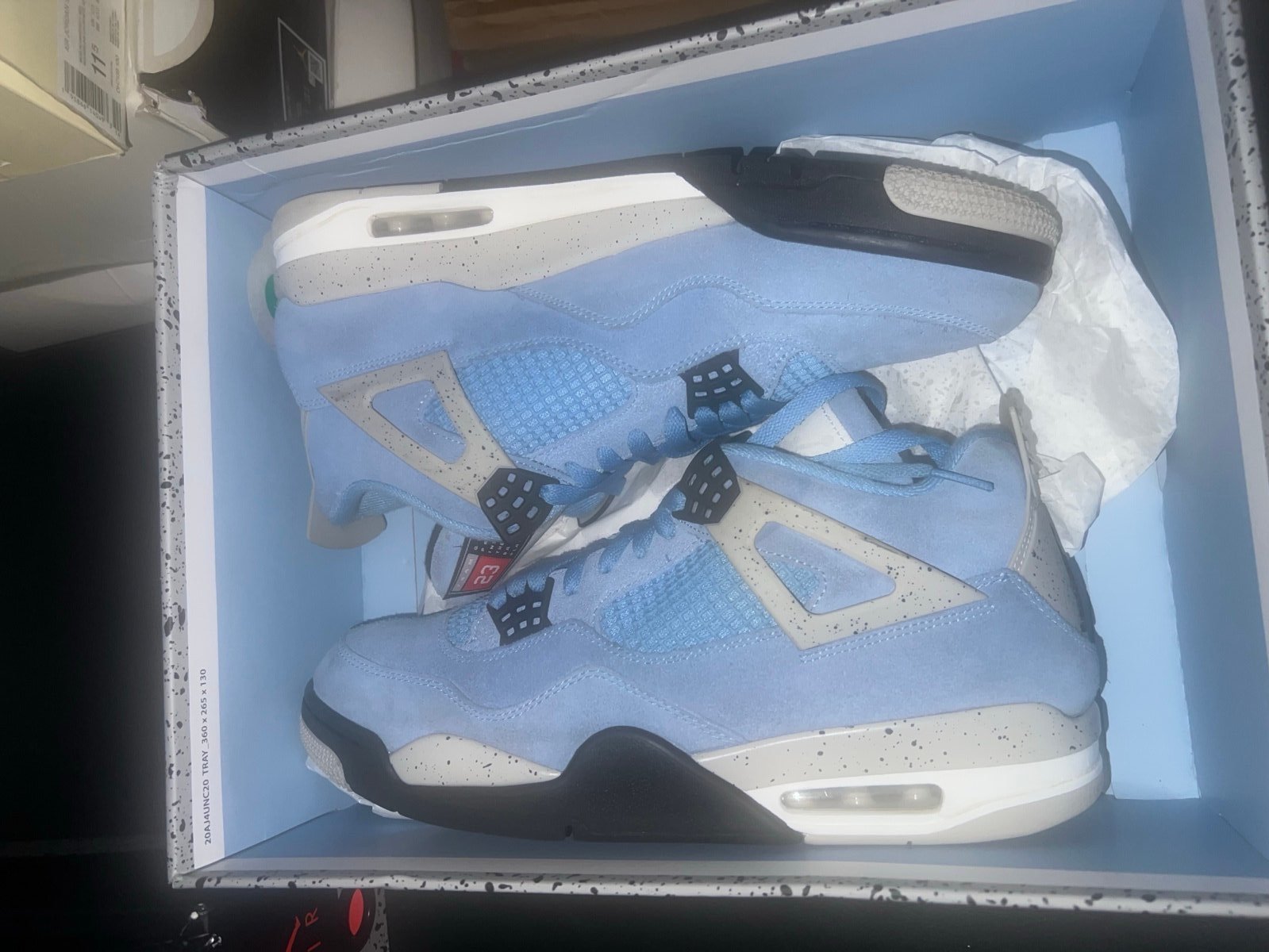 Jordan Air 4 Retro University Blue Men's Sneakers