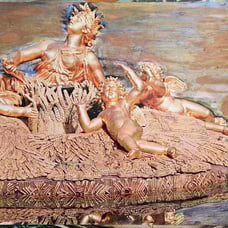 Saturn Fountain Palace Garden Of Versailles Paris Enlarged Photo 30x20 1980s