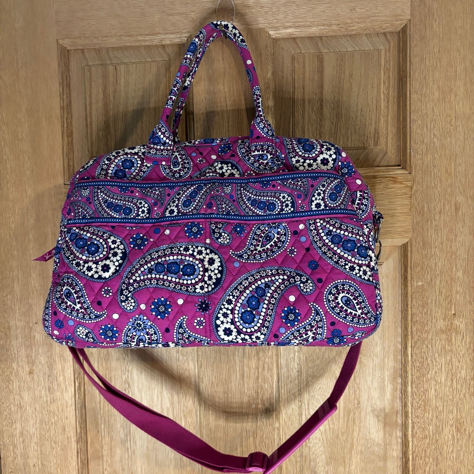 Vera Bradley blue duffel bag luggage
