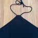 NWT Reformation Aversa Rib Crop Halter Top Size Medium