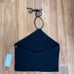 NWT Reformation Aversa Rib Crop Halter Top Size Medium