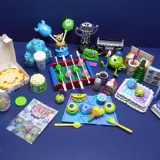 Miniature Pixar Monsters University Campus Life 8-piece Complete Set