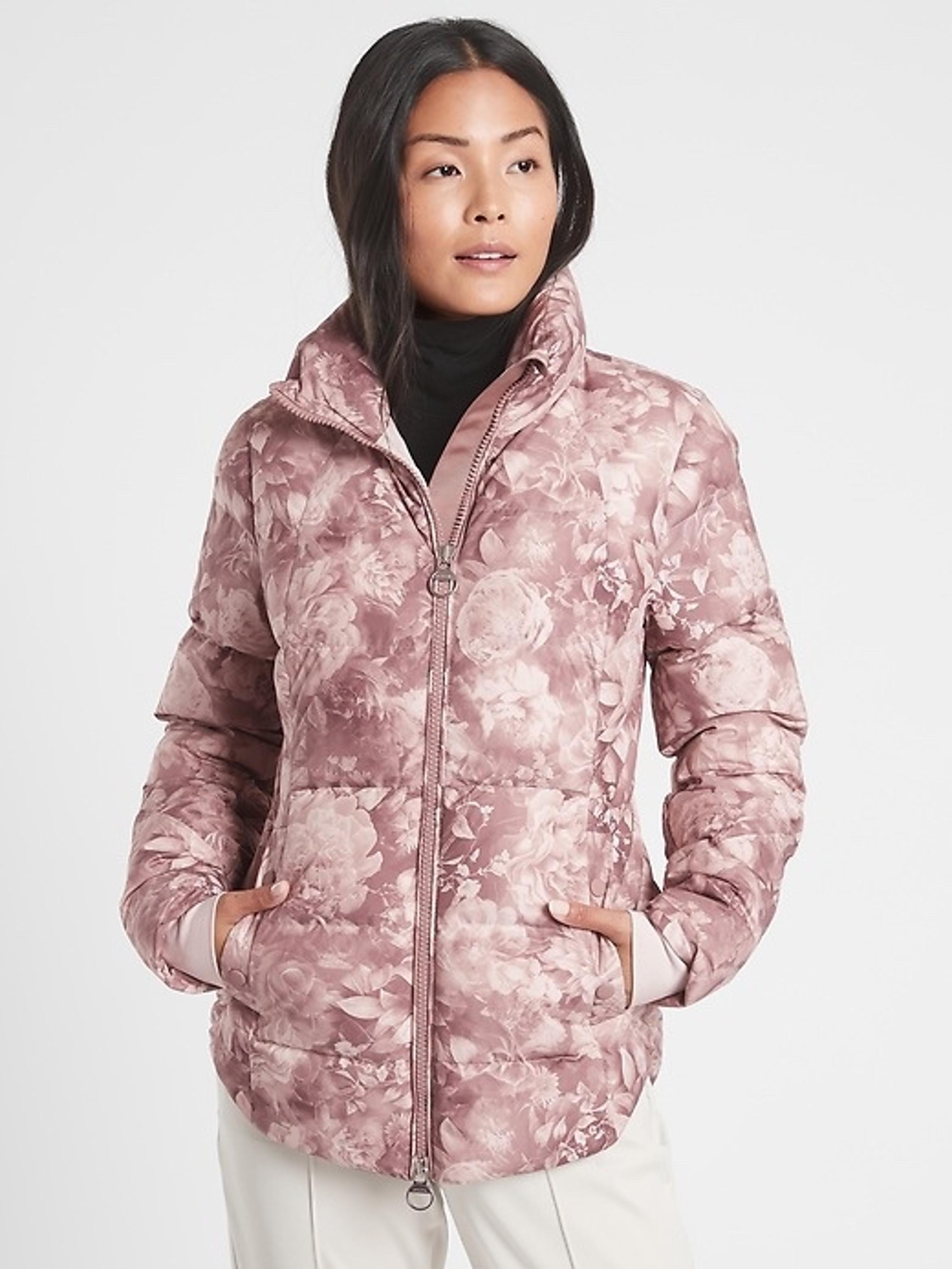 Athleta Downtown Printed Jacket Floral