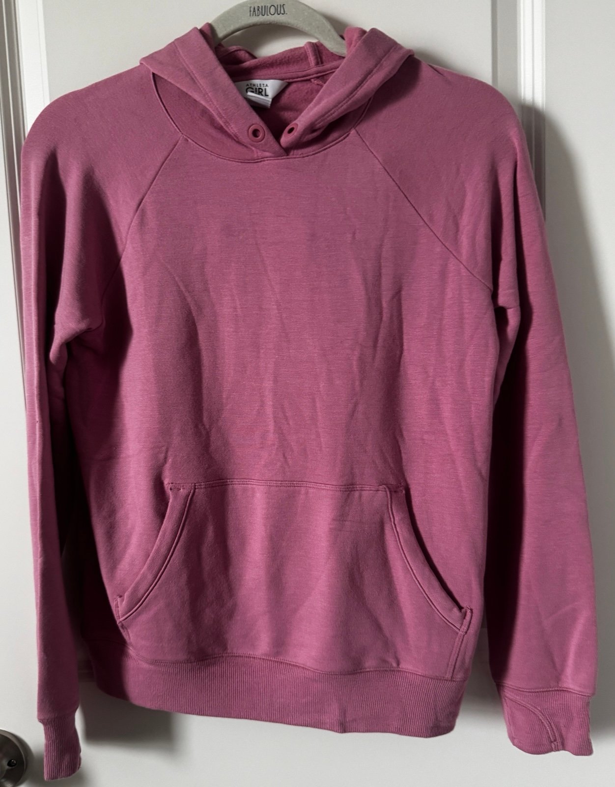 NWT Athleta Girl Size XL Mauve Colored Hooded Sweatshirt