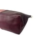 Boden Leather Tote Bag Shoulder Purse Two Tone Pink Red Leather Handbag Burgundy