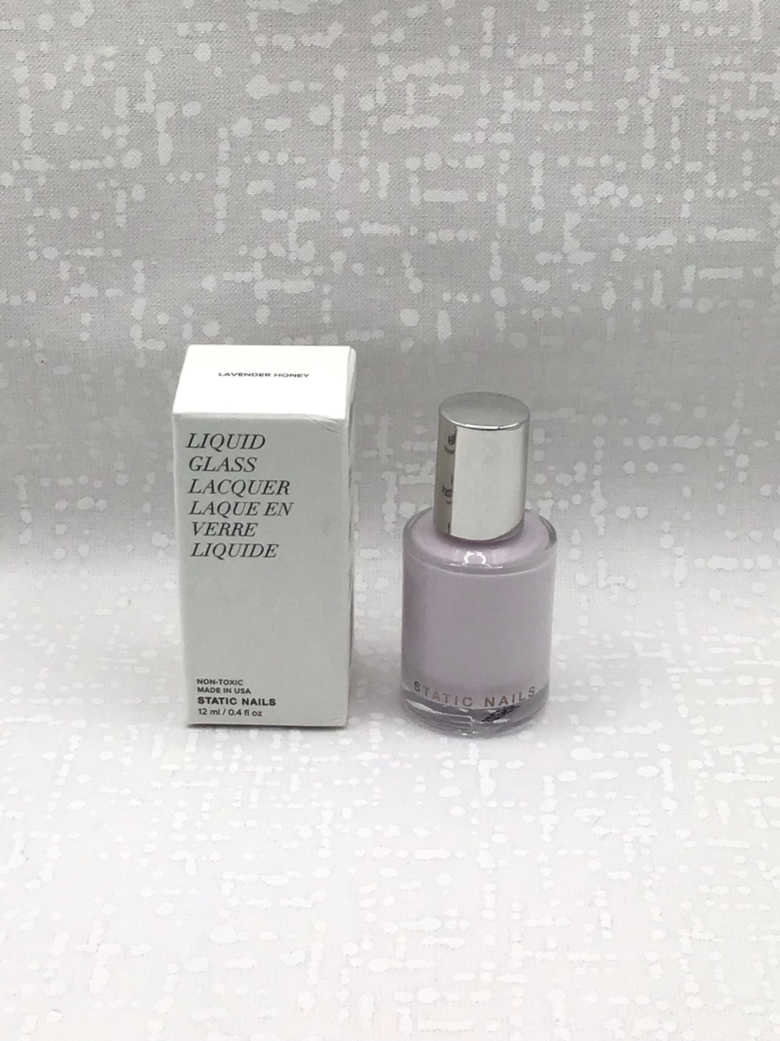 Static Nails Liquid Glass Lacquer in “Lavender Honey”