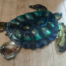 Giant Wall Decorative Turtle - Large Indoor Outdoor Wall Art Turtle