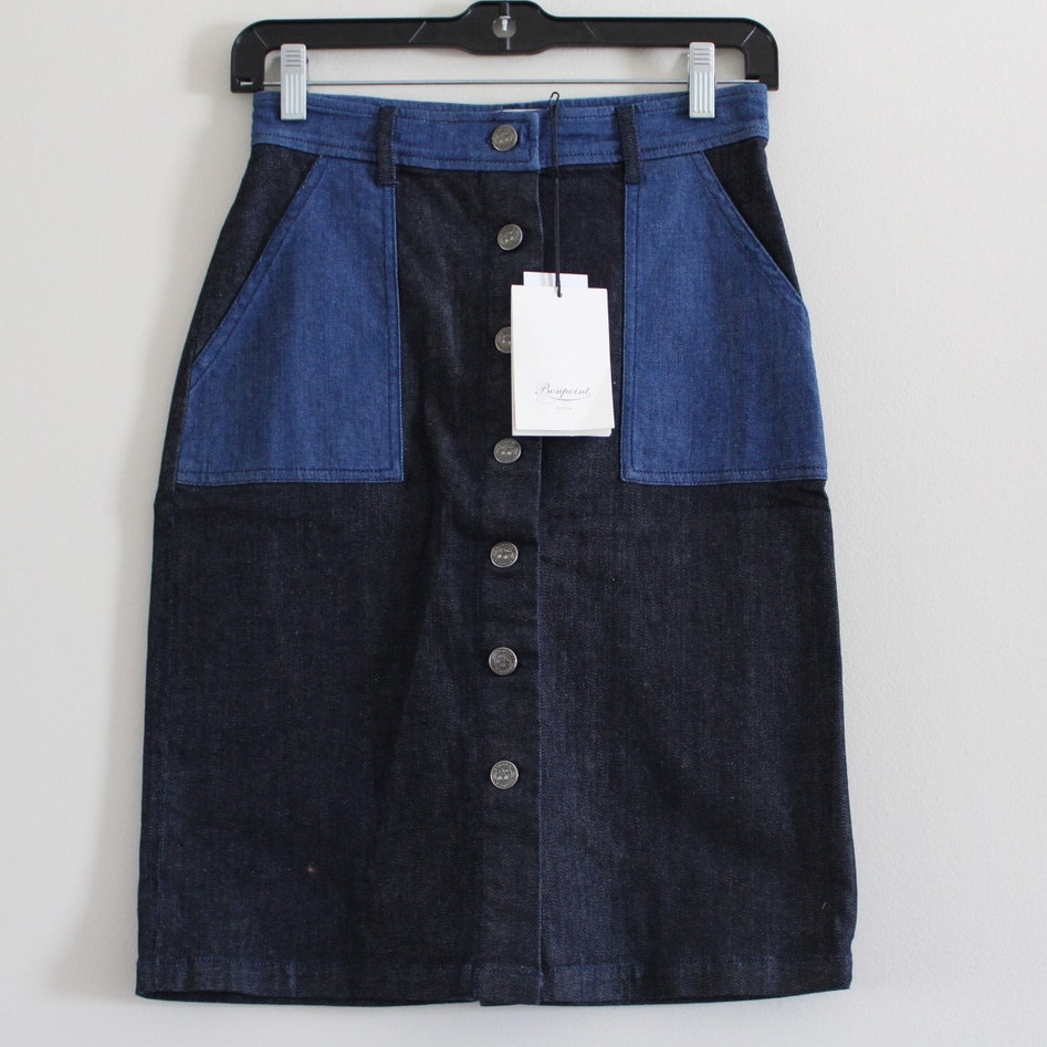 【NONCODE】Bonti deki banding skirt Denim Tencel Circle Skirt *see note – Bonjoy Baby