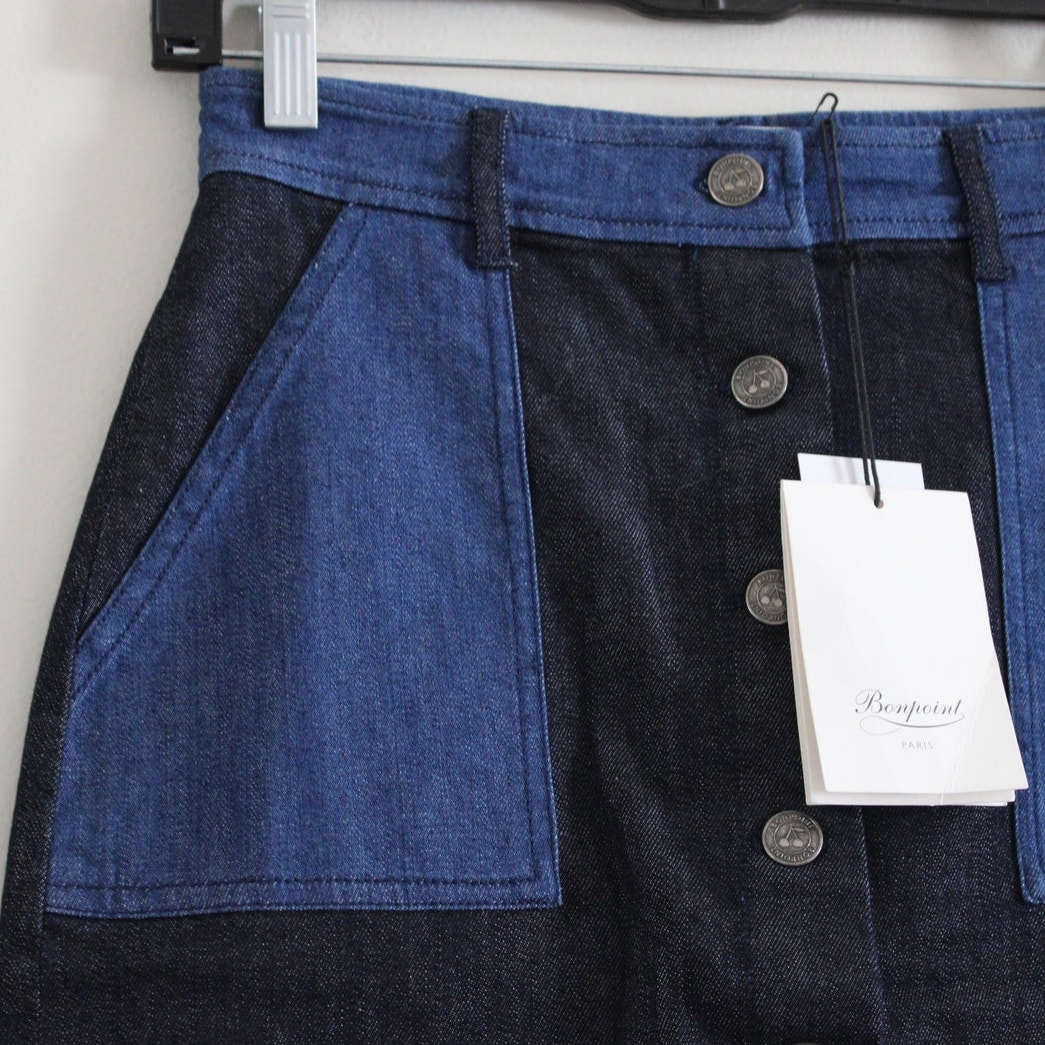 【BOK PLACE】Non-dyeing color stitch denim skirt 71VLZKGRIuL._AC_SY741_.jpg
