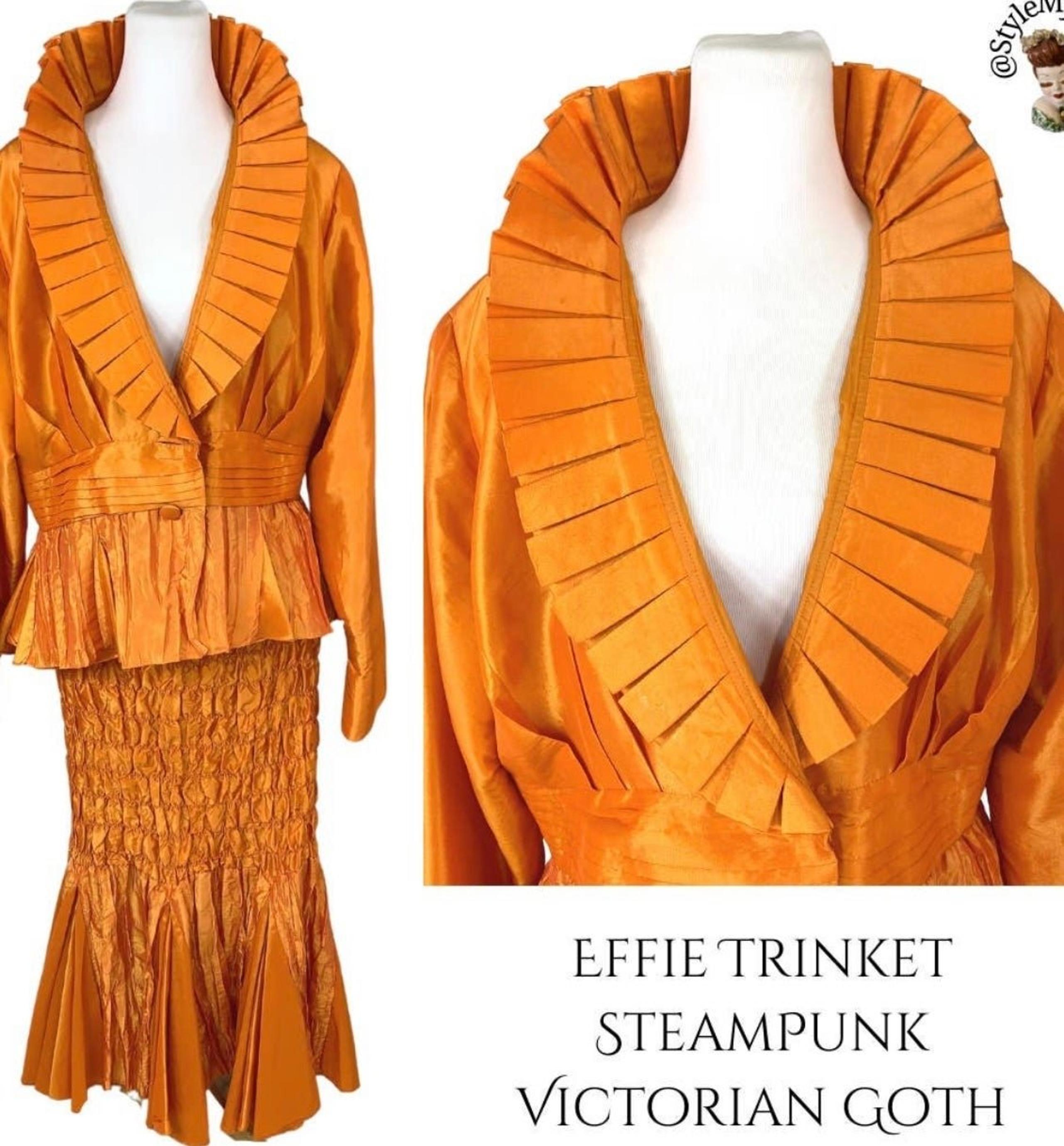 Nubiano/steampunk style/Effie Trinket/Dune Halloween cosplay outfit size 20W