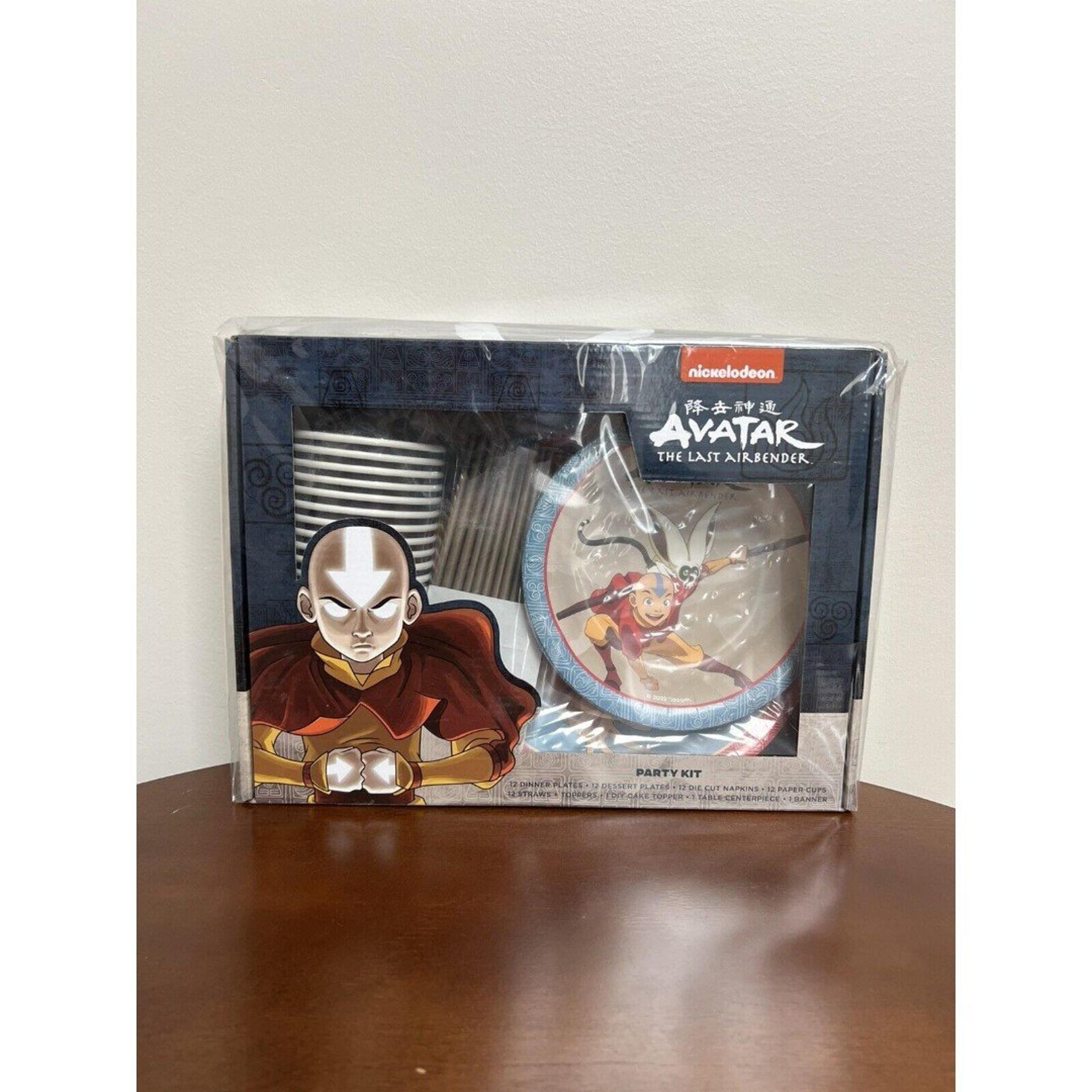 Avatar the last airbender Party Kit Plates Cups Napkins Straws Toppers BannerNEW