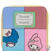 Loungefly x Sanrio color block zip around wallet brand new limited item